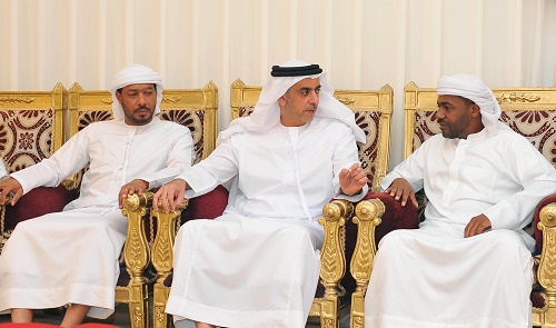 Saif bin Zayed offers condolences to family of nation’s martyr Zakaria Al Zaabi 